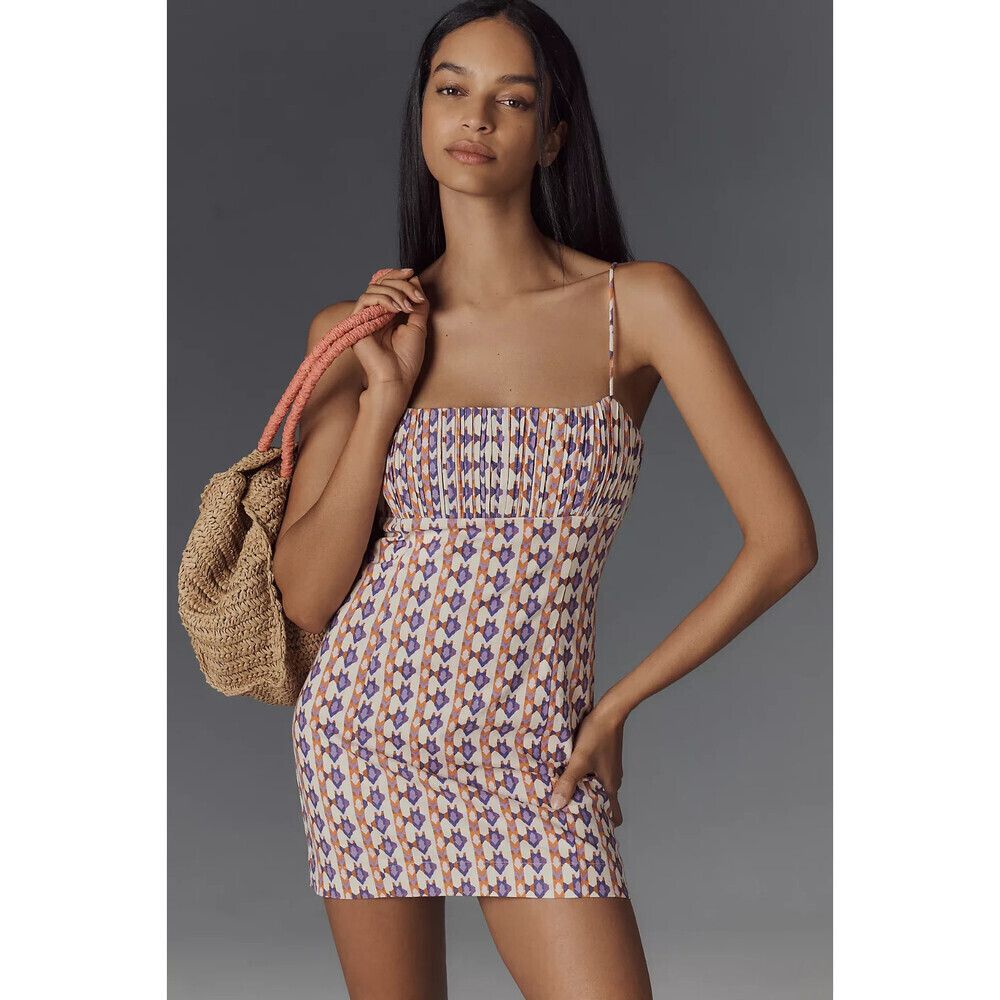 The Ophelia Sleeveless Linen Slim Mini Dress by Maeve 14